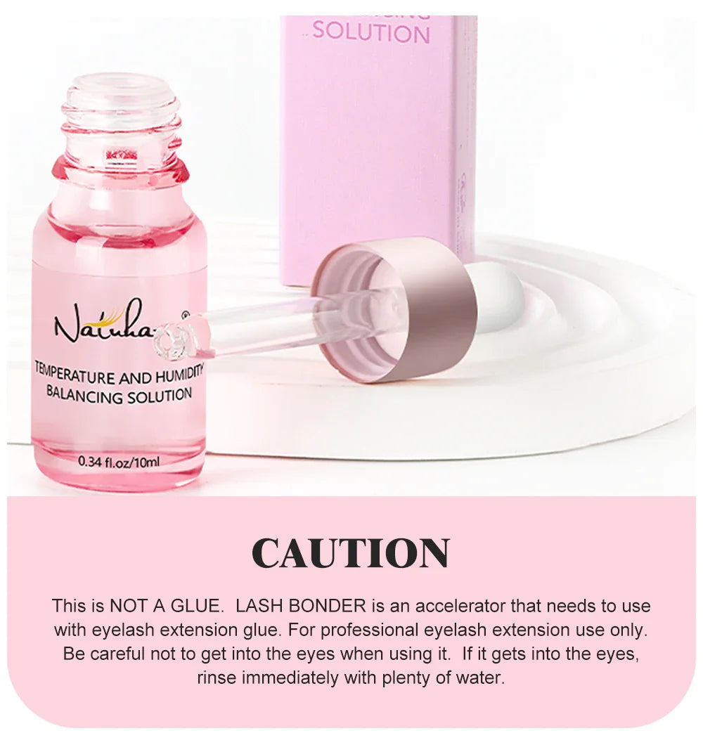 NATUHANA Super Bonder Eyelash Glue – Quick-Drying Long-Lasting Adhesive for Eyelash Extensions