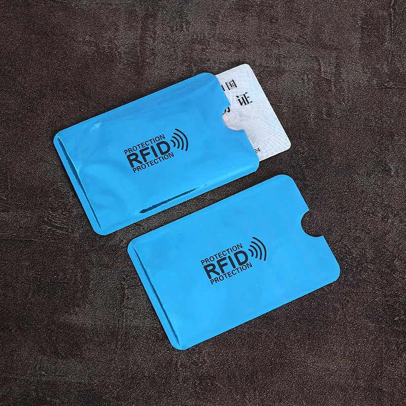 20PCS RFID Blocking Card Holder - Aluminum NFC Anti Scan Protector Case for ID & Credit Cards