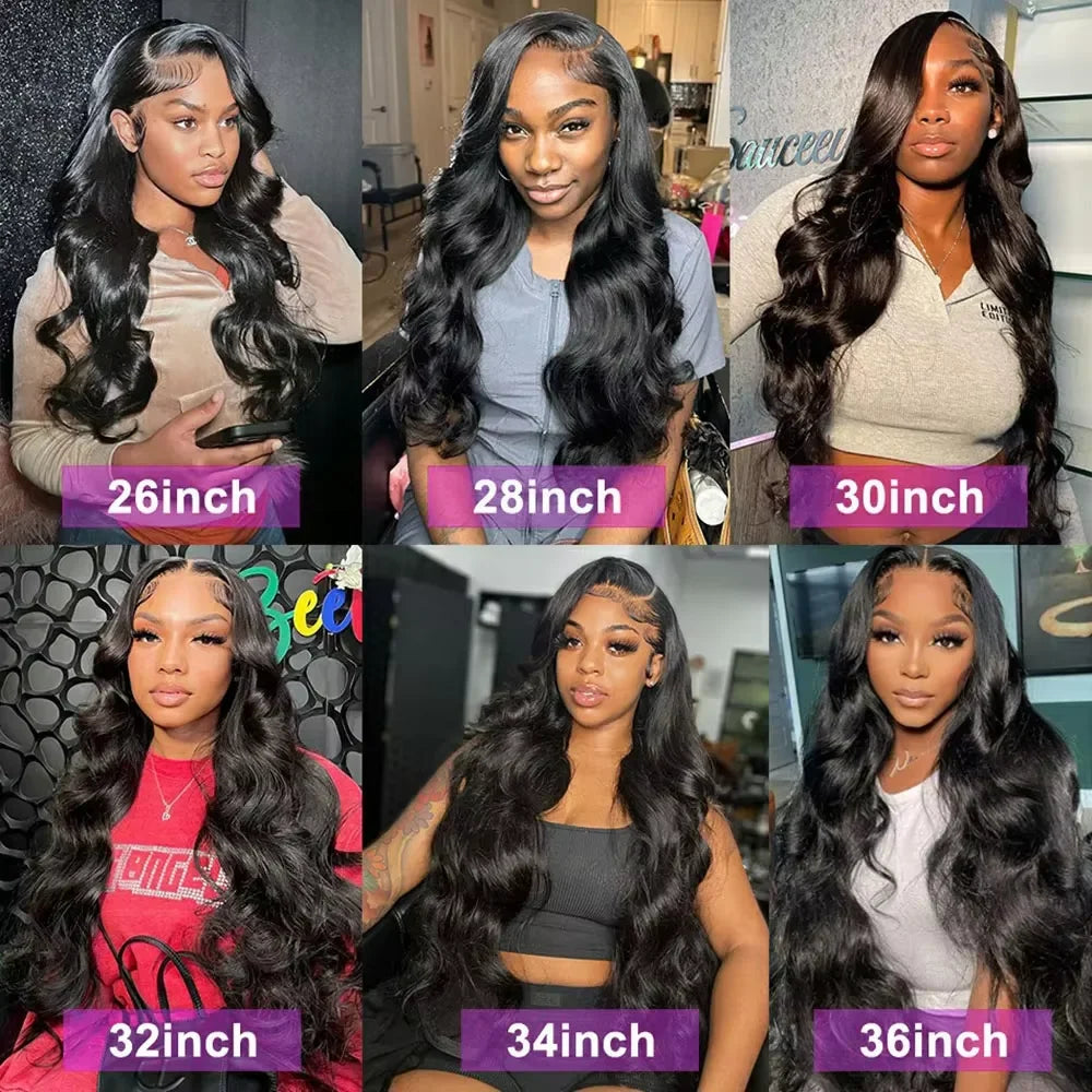 38-40 Inch Body Wave Bundles – Brazilian Remy 100% Unprocessed Human Hair Weave Extensions, Double Drawn