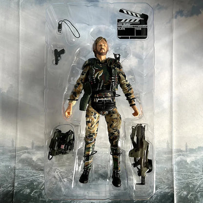 NECA Alien vs Predator Action Figure — 18cm Colonel Cameron Marine Collectible Toy Gift