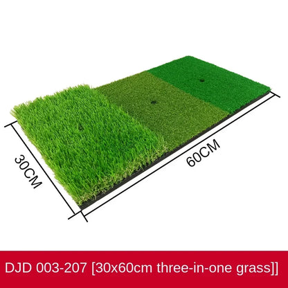 PGM Golf Hitting Mat - Indoor/Outdoor Mini Practice Pad with TEE - Durable PP Grass for Backyard Exercise and Golf Training Aids DJD003