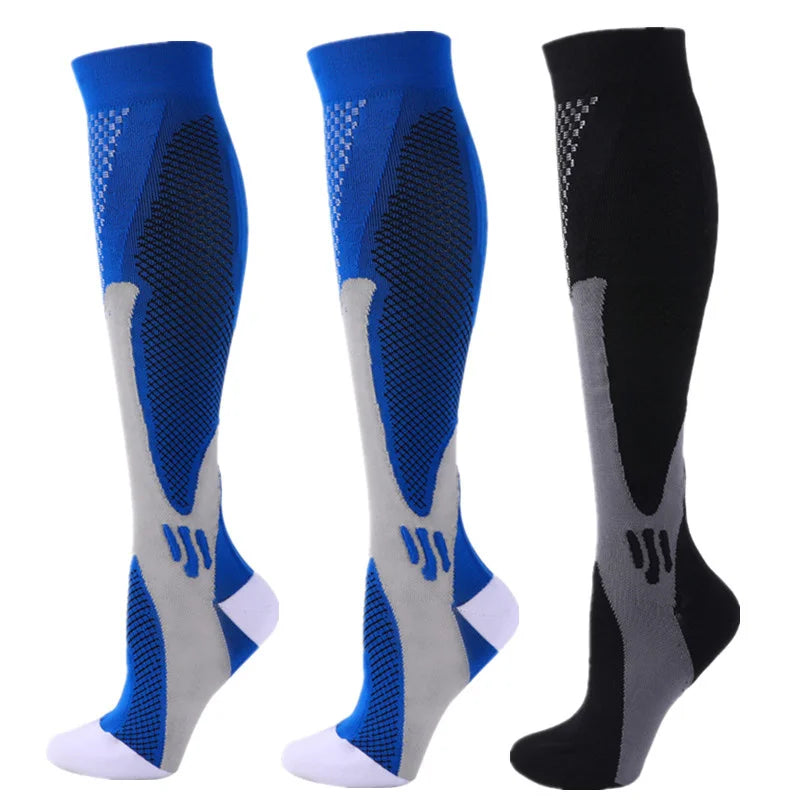 3 Pairs Compression Socks 30 mmHg — S-XXL Medical Socks for Edema, Diabetes & Varicose Veins