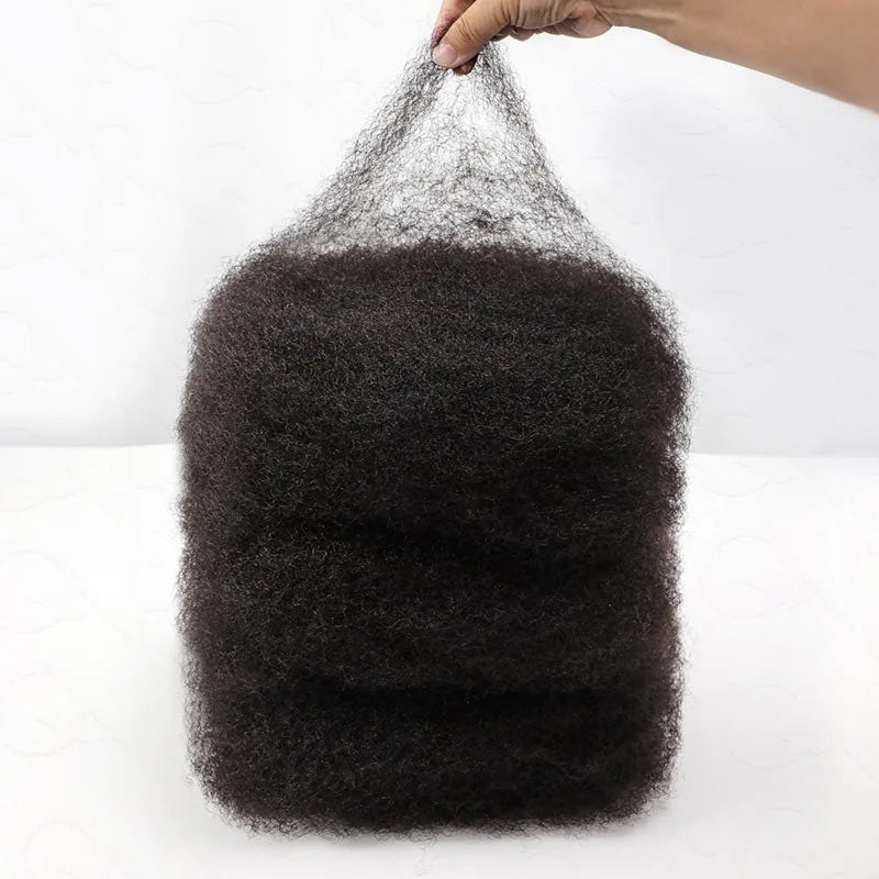 Black Pearl QVR Peruvian Kinky Curly Human Hair – 50g Afro Mini Twist Braiding Bundles 100% Remy Hair Extensions
