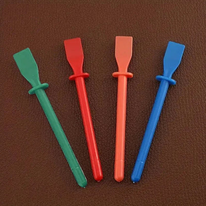 20pcs Glue Spreaders - Polypropylene Smear Sticks Applicator, Painting Scrapers for Handmade DIY Art and Leather Craft Tool