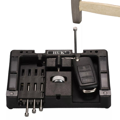 jingyuqin Original HUK Key Fixing Tool: Flip Key Vice & Pin Remover for Locksmiths - Four-Pin Configuration