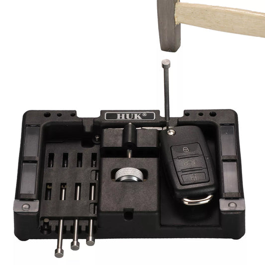 jingyuqin Original HUK Key Fixing Tool: Flip Key Vice & Pin Remover for Locksmiths - Four-Pin Configuration