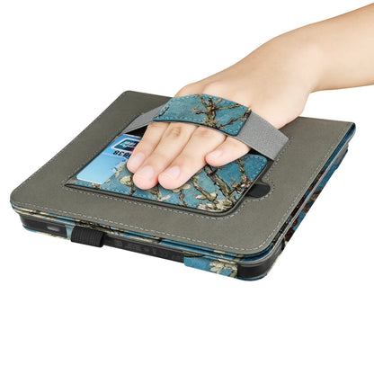 KOBO Libra 7" Leather Case – Hand Strap, Stand & Card Slot Cover for Libra Colour, Libra 2, Libra H2O (N428/N418/N873)