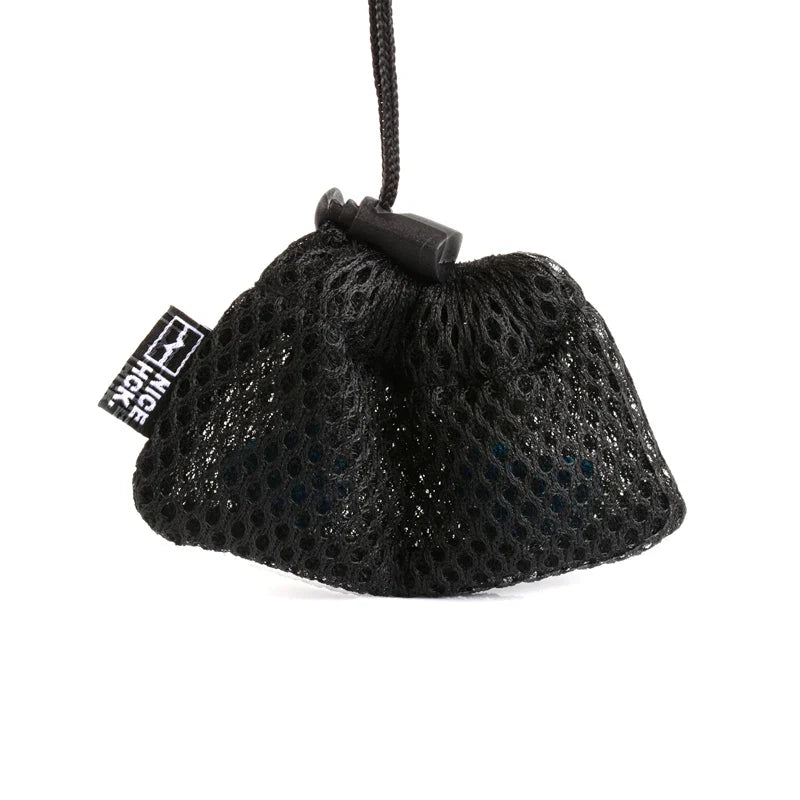 NiceHCK Black HIFI Earphone Mesh Carrying Bag – Earbud Protection Pouch, Rub Resistance, USB Cable Elastic Organizer