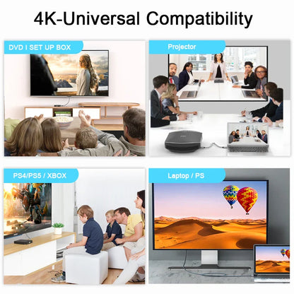 4K HDMI Cable - High-Speed 18Gbps HDMI 2.0 Cable with HDR, 3D Braided Cord, ARC Compatible for MacBook Pro 2021, UHD TV, Projector, PC