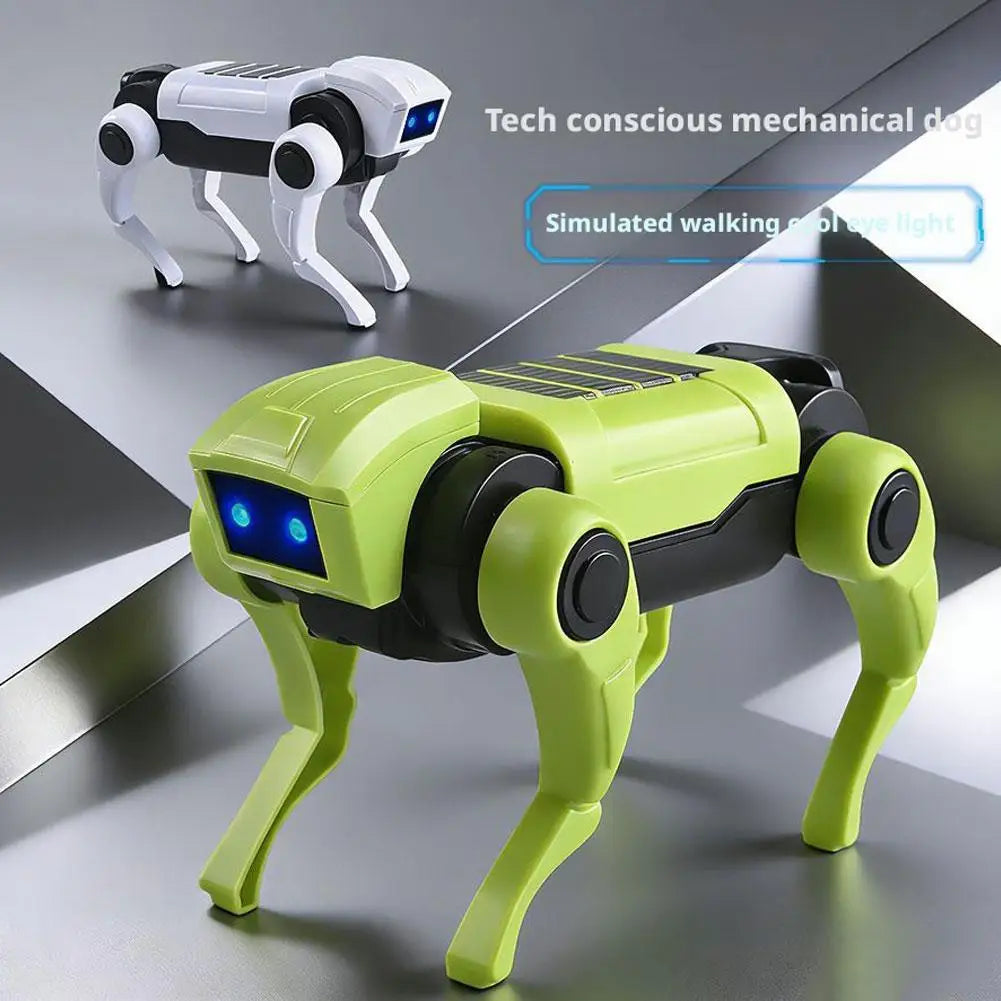 DIY RC Robot Dog Kit – Remote Control Mechanical Science Education Toy Assembly Set for Kids & Boys Learning Gift