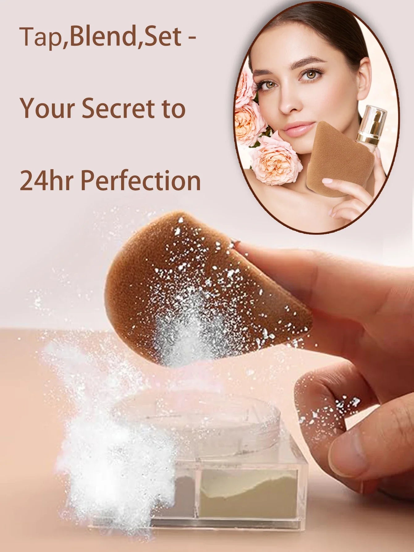 15/30/60 Mini Makeup Sponges – Beauty Powder Puff for Concealer, Liquid Foundation & Face Cosmetics