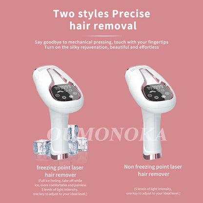 IPL Laser Hair Removal Device – 999,999 Flashes Painless Epilator for Women, Permanent At-Home Bikini & Body Hair Removal