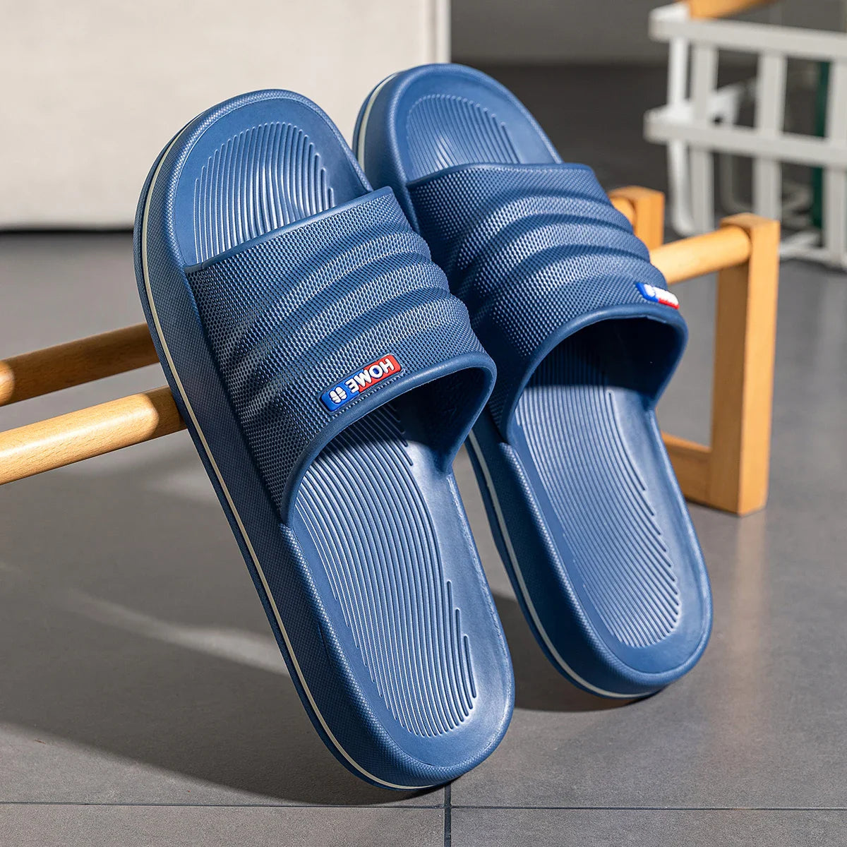 EVA Couple Slippers – Soft Sole Slip-On Home Shoes for Men & Women, Comfortable Casual Indoor & Bathroom Slippers