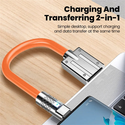Elough 66W Short USB-C to Type-C Cable – 25CM/50CM Fast Charging Cord for iPhone 15/16 Pro, Samsung, Xiaomi