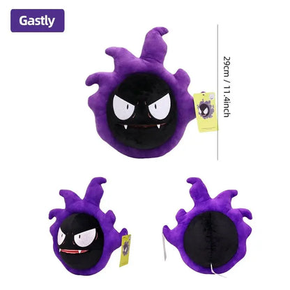 Original Pokémon Gengar Plush 24cm – Cute Pikachu Soft Stuffed Toy Doll for Kids Birthday Gift