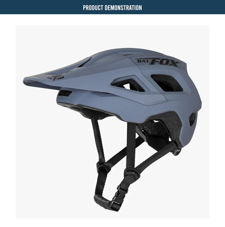 BATFOX Men's Cycling Helmet – MTB Mountain Bike Racing Helmet, Speedframe Casco para Bicycle