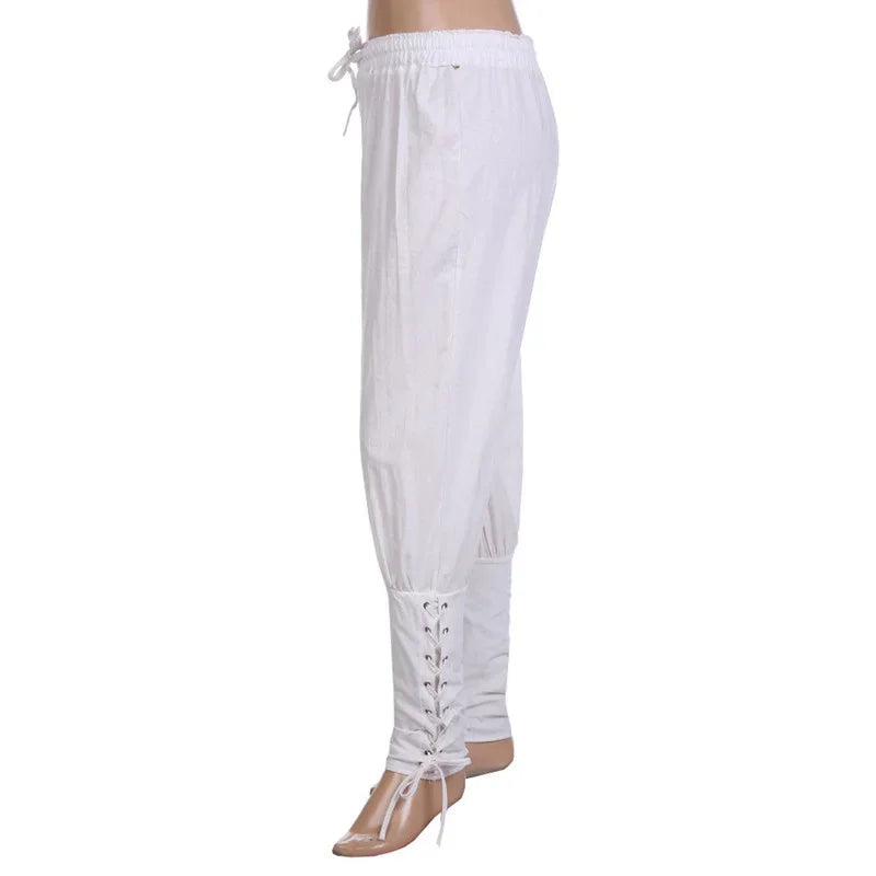 Pirate Cosplay Pants for Men — Renaissance Medieval Gothic Costume Trousers, Plus Size 3XL