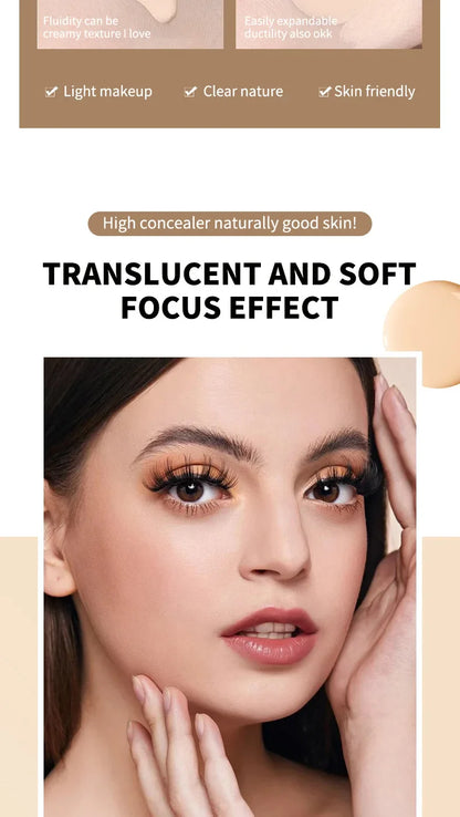 Color Changing Liquid Foundation – Concealer, Face Primer, Long-Lasting Moisturizing BB Cream Base Makeup for Women