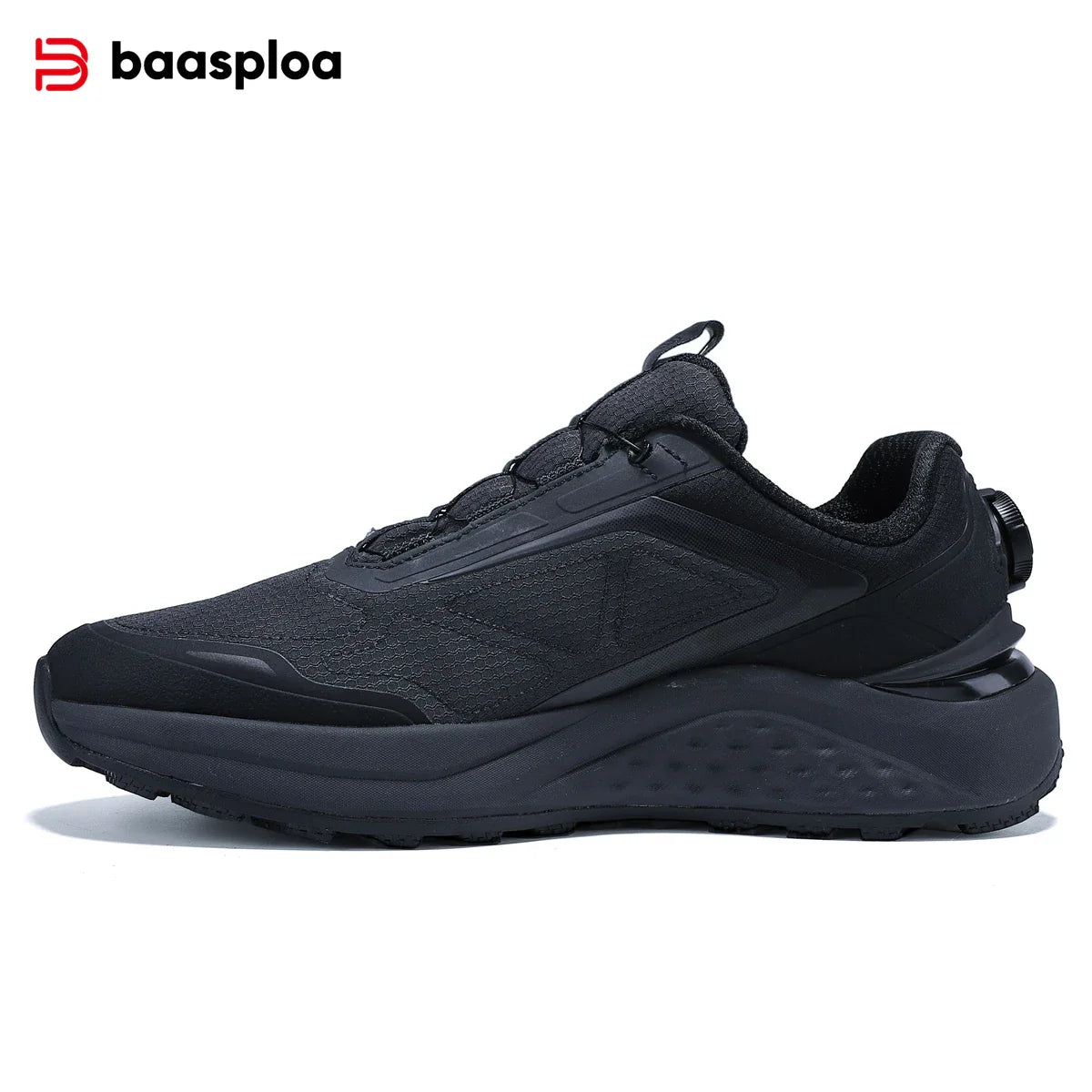 Baasploa Men’s Hiking Shoes – Breathable Outdoor Climbing & Walking Sneakers, Non-Slip & Durable
