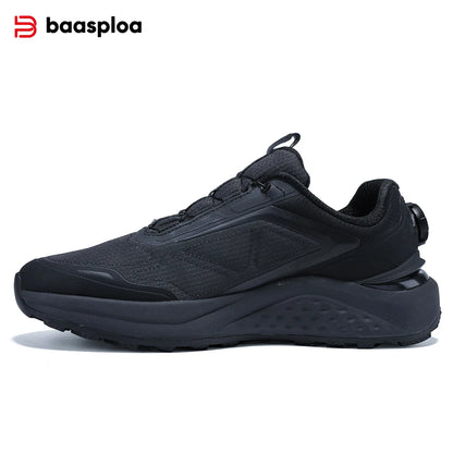 Baasploa Men’s Hiking Shoes – Breathable Outdoor Climbing & Walking Sneakers, Non-Slip & Durable