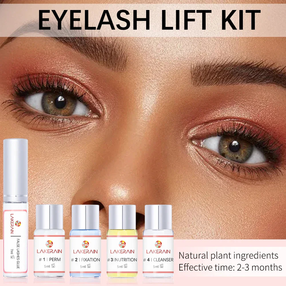 New Lash Lift Kit – Long-Lasting Eyelash Perming Lotion, Fixation Glue, Curly Lash Treatment, Professional Beauty Kit for Salon & Home Use
