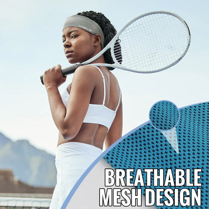 Summer Sports Headband – Breathable Non-Slip Elastic Sweatband for Tennis, Running & Fitness Training, Lightweight Sweat-Wicking Hairband