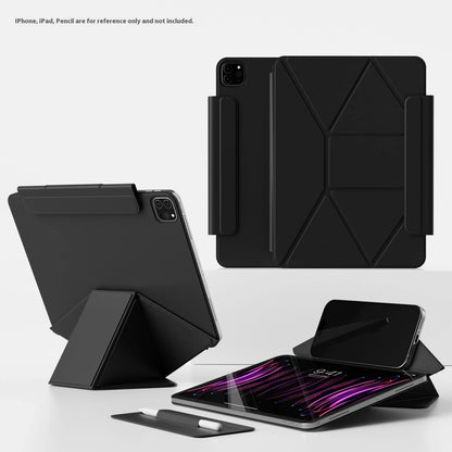 Smart Folio Case for iPad — Compatible with A16 2025 Air 7, 10th Gen 10.9″, Pro 11/13″, Air 4/5, M3/M5 Pro 11/13″