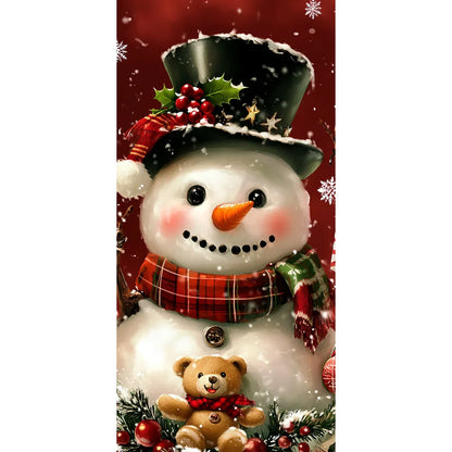 Christmas Fabric Door Banner – Merry Christmas Hanging Background for Photo Booth, Xmas Decor & Photography Props