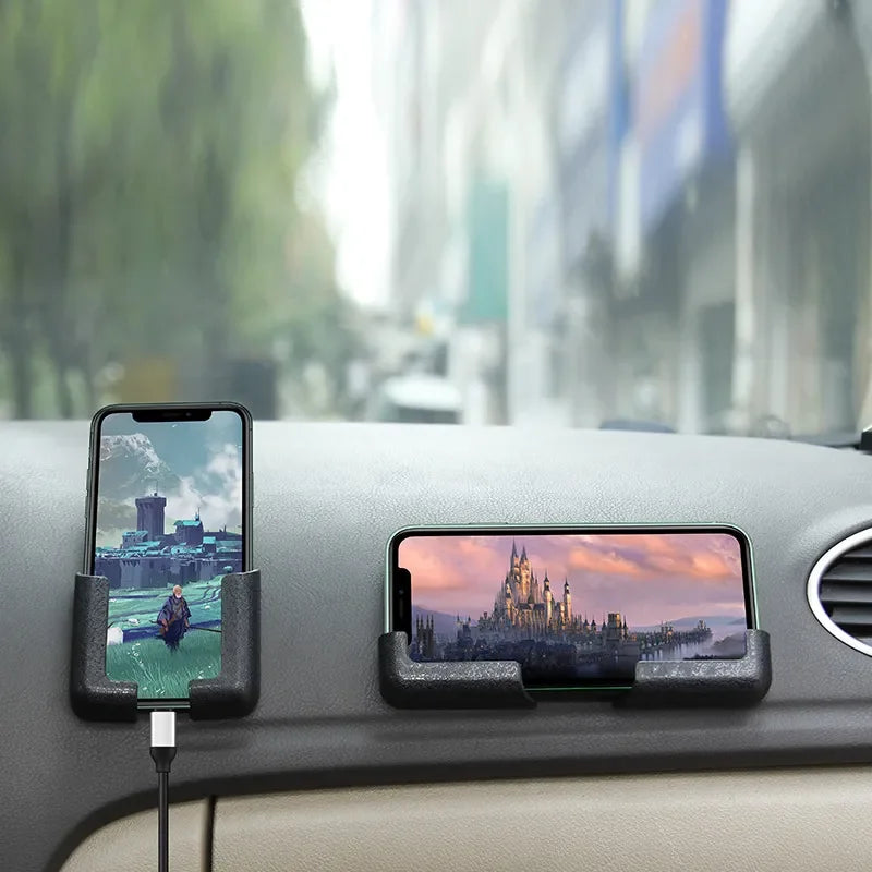 Multifunction Car Phone Mount - Lightweight and Portable Cell Phone Holder, Space-Saving Stand for Auto Interior Accessories
