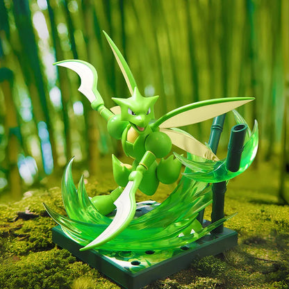 Original Blokees Pokemon Action Figures – Snorlax, Lucario, Cinderace & Scyther Anime Toys Gift