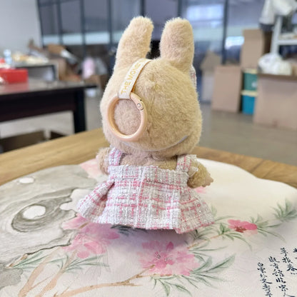 17cm Mini Plush Doll Clothes – Korea Kpop Exo Labubu Idol Suit Outfit Accessories, Doll Clothing Gift (Clothes Only)