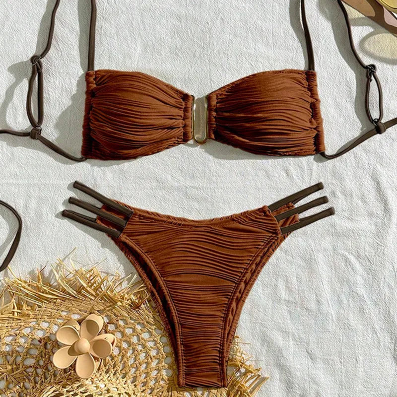 Sexy Bikinis 2025 – Women’s Brazilian Swimwear Set for Beach & Pool Bathing Suits