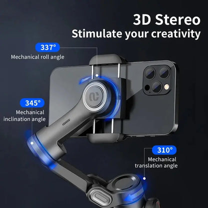 AOCHUAN 3-Axis Handheld Gimbal Stabilizer – SmartXE for iPhone & Android, AI Face Tracking for TikTok & Vlog Videos
