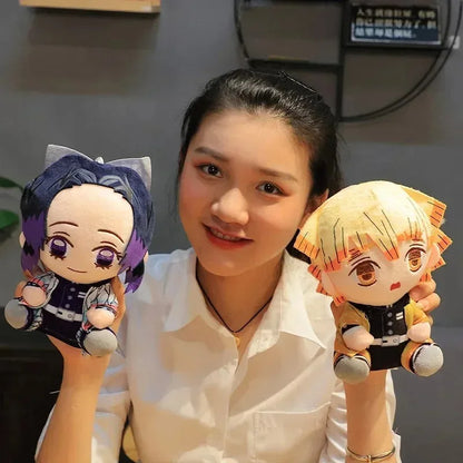 20cm Demon Slayer Plush Dolls — Kamado Tanjirou, Nezuko, Zenitsu & Kyoujurou Anime Toys | Kids Gifts from Kimetsu No Yaiba