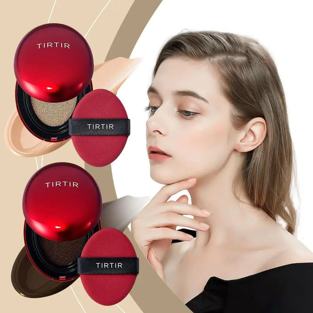 TIRTIR Cushion Foundation – High Coverage Compact Makeup, Original Korean Beauty Covering Cushion