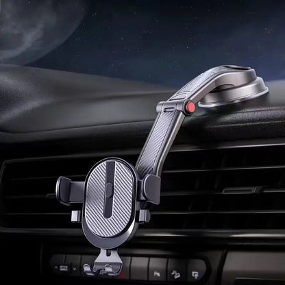 Gravity Dashboard Phone Holder: Universal Car Stand Support for iPhone 14/13/12/11, Xiaomi, Samsung - Mobile Phone Mount
