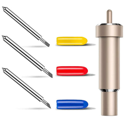 Replacement Cutting Blades for Cricut Maker & Explore Series – 30°/45°/60° Plotter Blades with Sturdy Housing