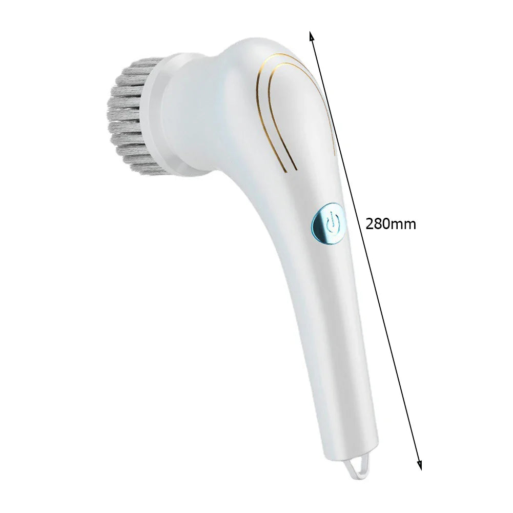 5-in-1 Multifunctional Electric Cleaning Brush - USB Charging Brush for Bathroom, Kitchen, Dishwashing, and Bathtub Cleaning