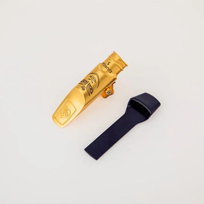High-Quality Saxophone Metal Mouthpiece - Brass Plated, Sizes 5-9 for Alto, Soprano & Tenor Sax Accessories