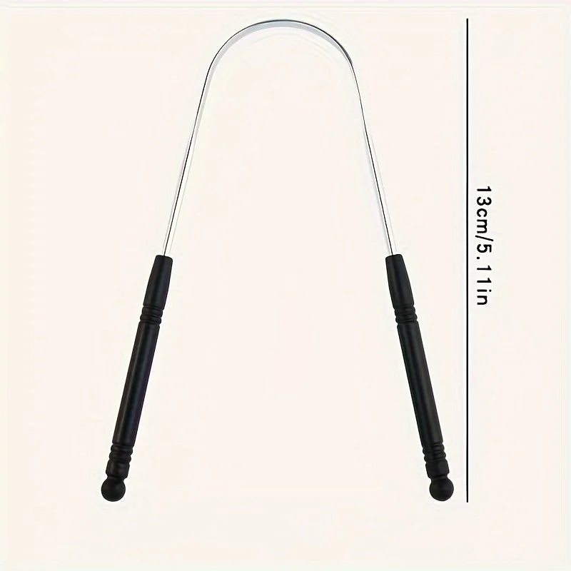 Stainless Steel Tongue Scraper – High-Quality Oral Tongue Cleaner Brush for Superior Oral Hygiene