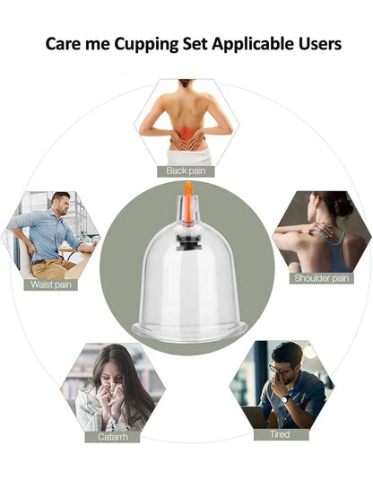 32-Can Thickened Household Vacuum Cupping Machine — Non-Glass Health Massage Tool