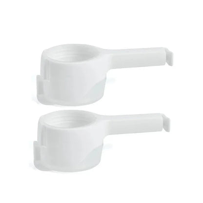 Food Storage Bag Clips with Pour Spouts - Kitchen Chip Sealer Clips, Plastic Cap for Freshness