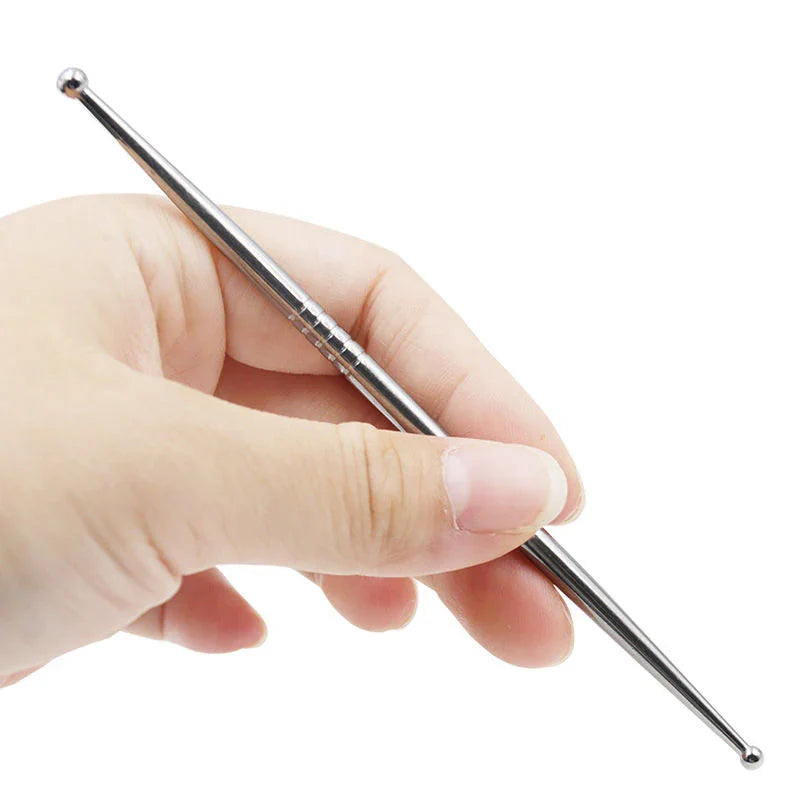 Stainless Steel Manual Acupuncture Pen – Deep Tissue Trigger Point Massage Tool for Pain Relief & Relaxation