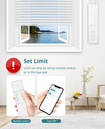Zemismart Zigbee Smart Roller Shade Driver – Battery-Powered Electric Blinds Motor, Compatible with Tuya, Alexa, Google Home & Yandex Voice