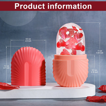 Ice Facial Roller Silicone Mold – Beauty Tool for Eye Puffiness, Pore Minimizing & Skin Massage