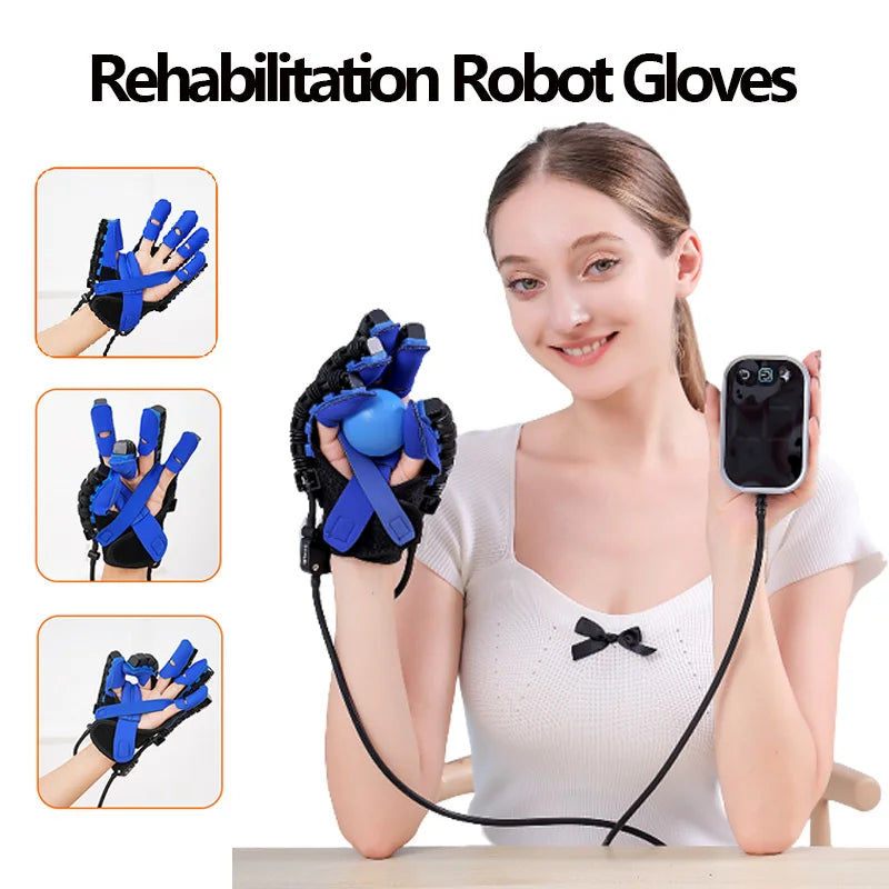 Rehabilitation Robot Glove – Hand Device for Finger Training & Massage, Stroke Hemiplegia Rehabilitation, Hand Function Recovery