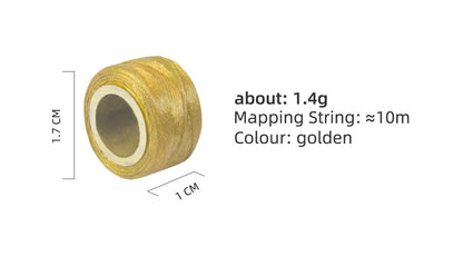 10m Pre-Inked Mapping String for Eyebrows – Microblading & PMU Marker Thread in Box for Tattoo Brow Mapping
