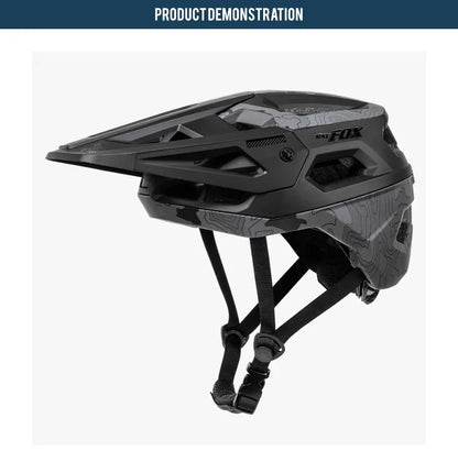 BATFOX Matte Black MTB Bike Helmet – Men's Mountain Bike Cycling Helmet Casco Ciclismo