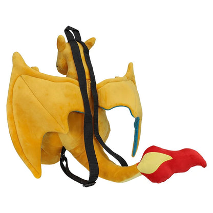 Charizard Plush Backpack — High-Quality Anime Stuffed Schoolbag for Kids, Cosplay & Christmas Gift