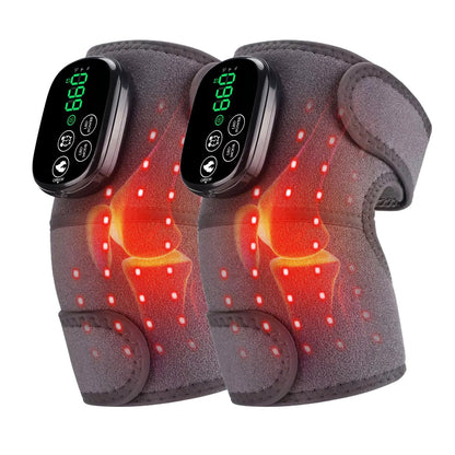 660nm 850nm Infrared Knee Pad - 3-in-1 Heated Joint Massager for Knee, Shoulder and Elbow Support